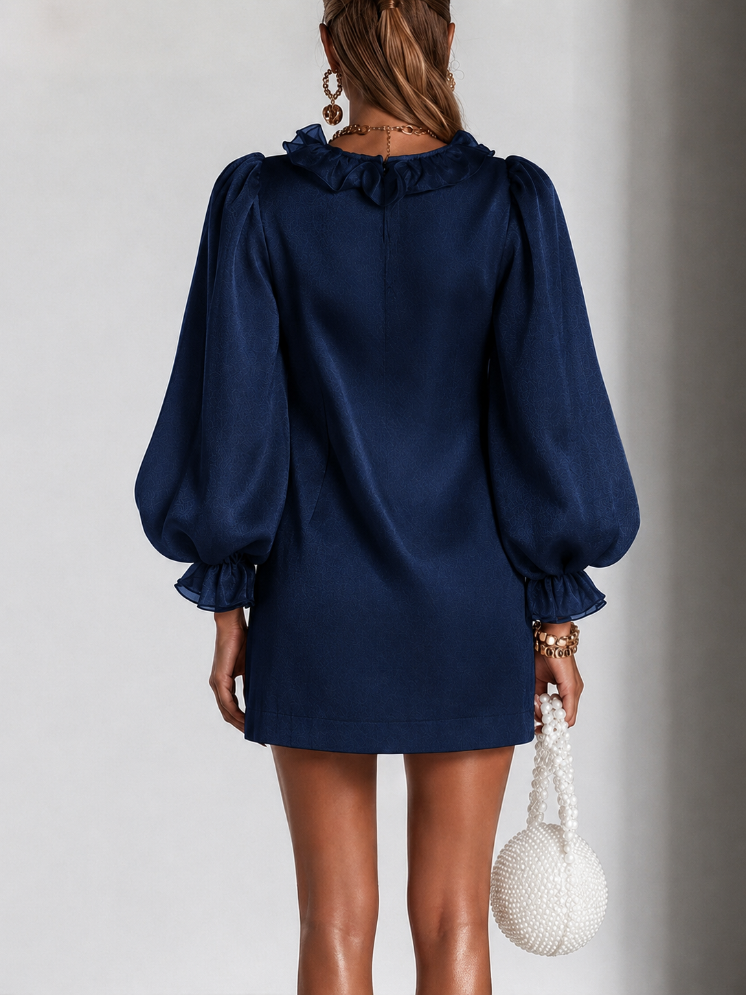 Thea | Ruffled Puff Sleeve Mini Dress