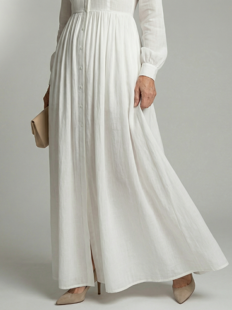 Adair | Pintuck Maxi Dress