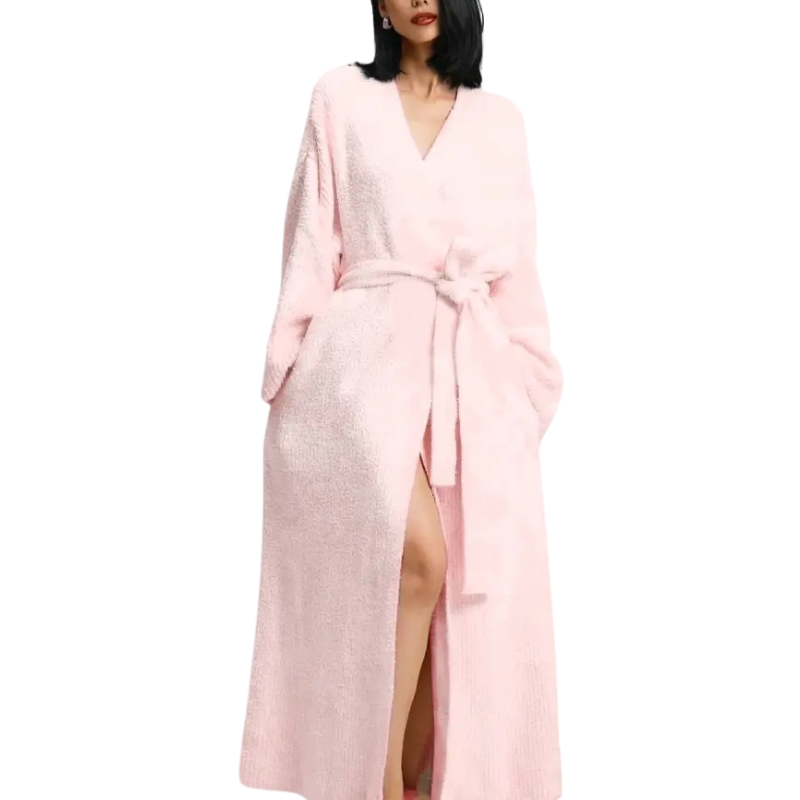 NIMFA™ – Elegant Thickened Fleece Wrap Loungewear