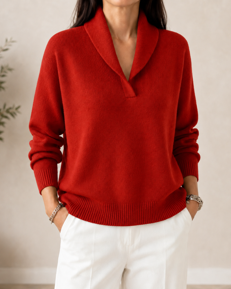 Elaine | Soft V-Neck Jumper