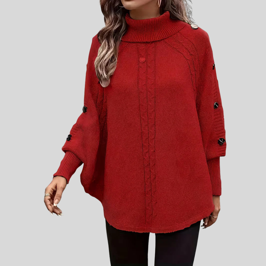 Norelle | High Neck Cable Knit Jumper