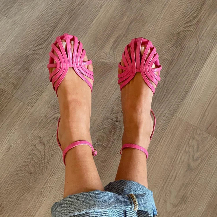 Vittoria — Gold Jewel Sandals