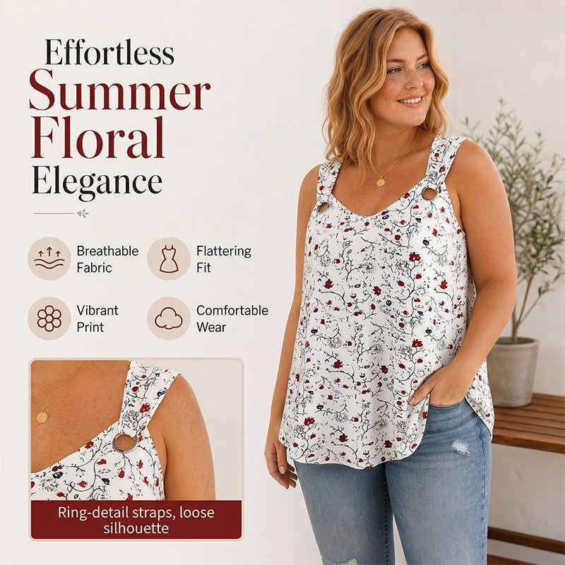 Elaine | Summer Floral Print