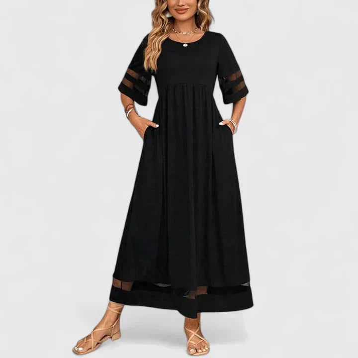 Rosemary | Elegant Flowing Midi Dress