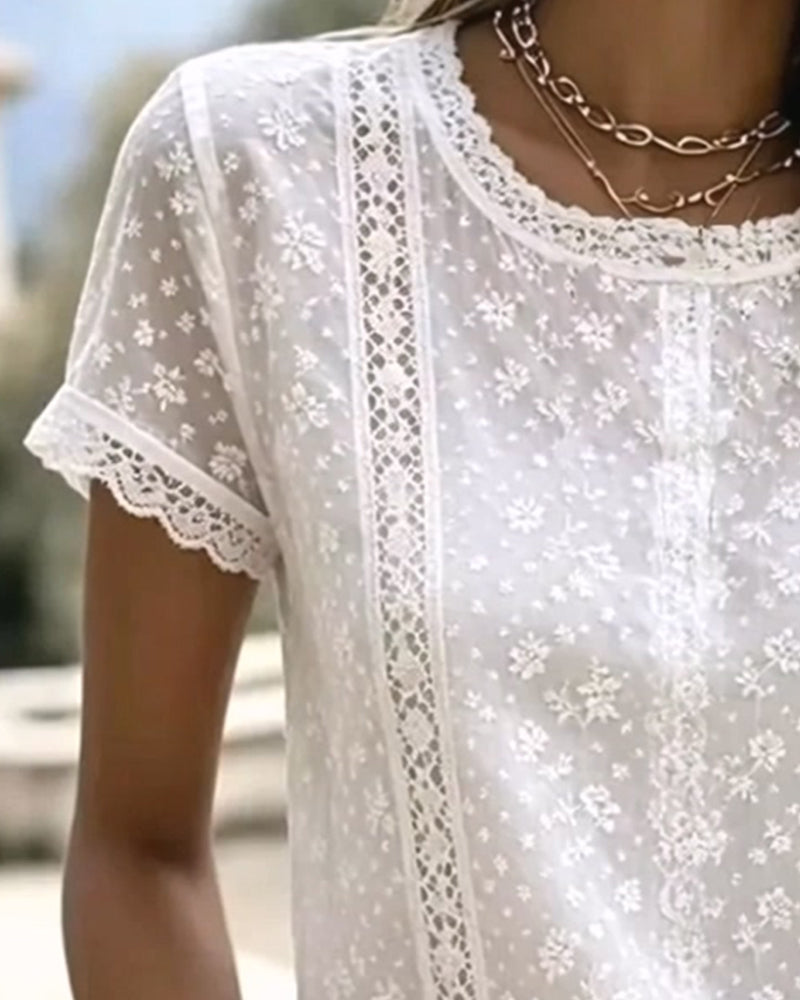 Amélie | Lace Detail Blouse