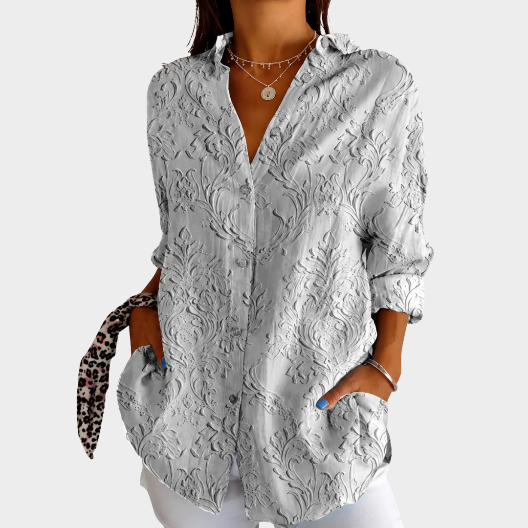 Ella | Light And Colourful Blouse With Print