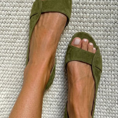 Emilia suede slingback sandals by Elaine Hart London