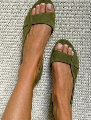 Emilia suede slingback sandals by Elaine Hart London