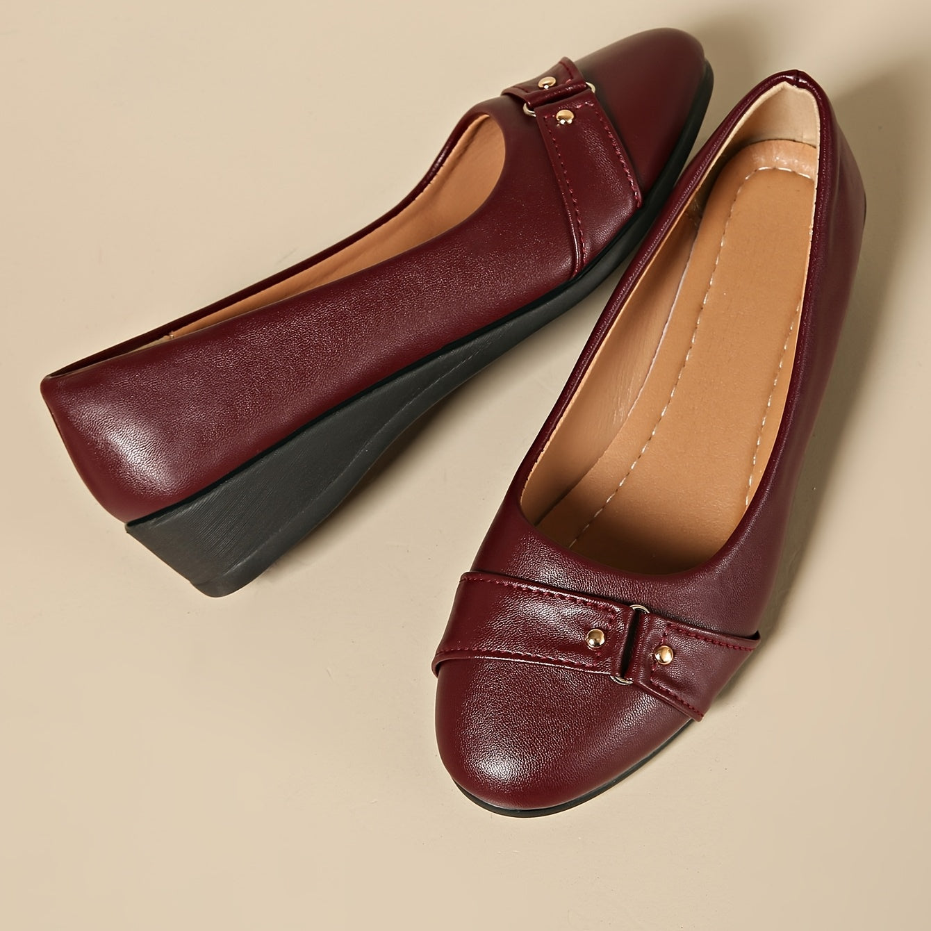 Mavis | Cushioned Wedge Flats