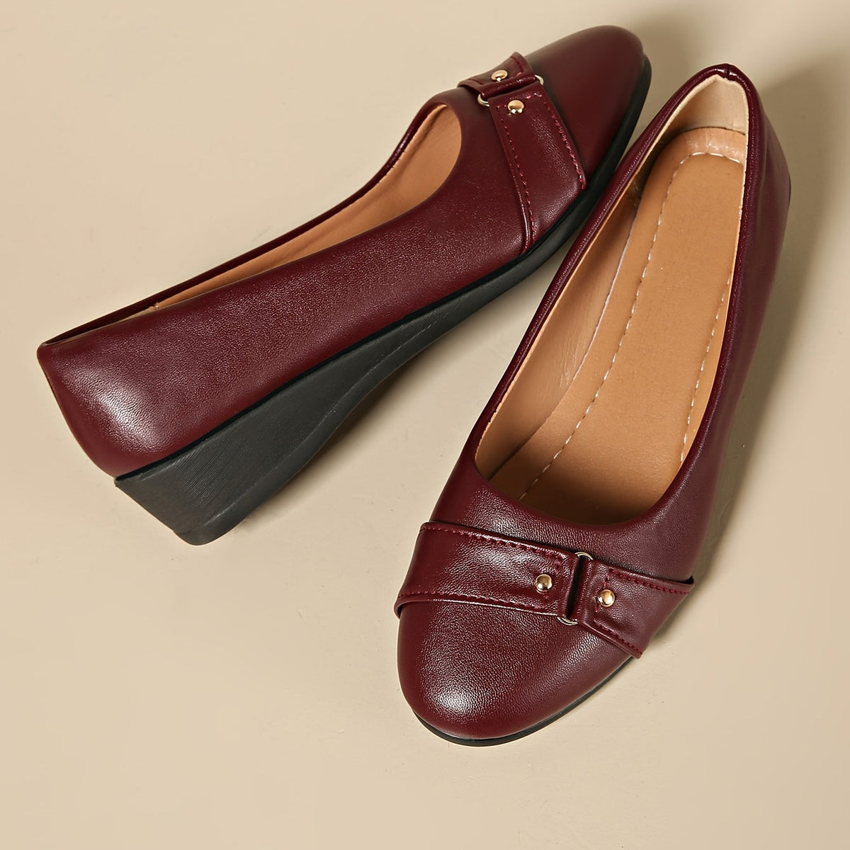 Mavis | Cushioned Wedge Flats