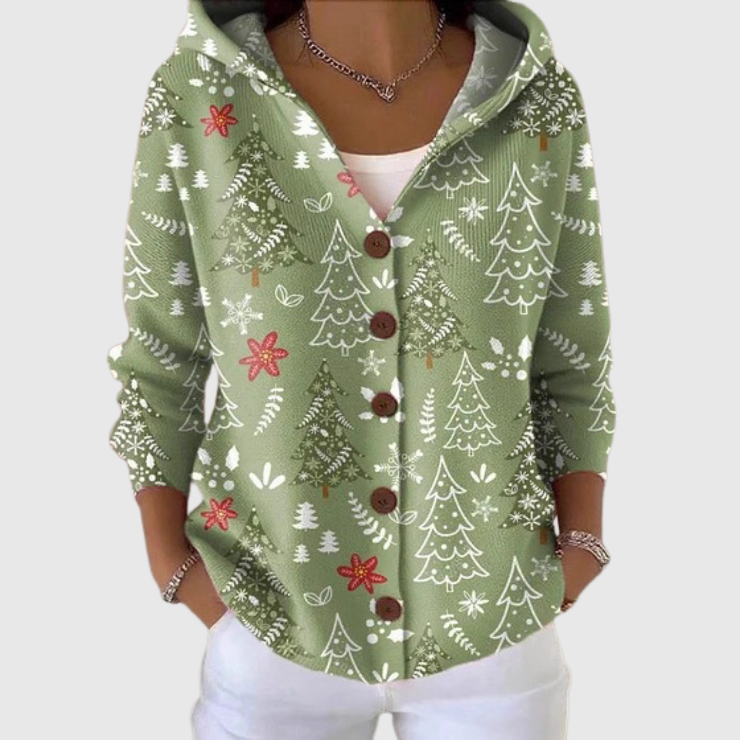 Chiara | Hooded Knit Jacket
