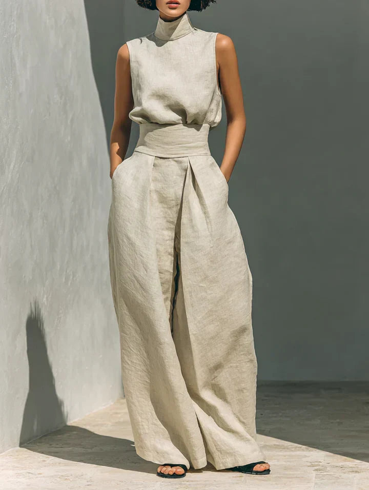 Flor | Tank Top and Wide Leg Set