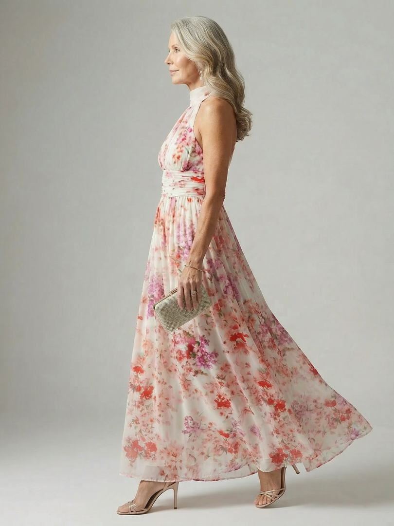 Cassandra | Graceful Floral Maxi Dress