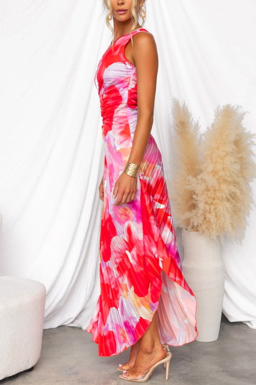 Xanthe | Vibrant Tropical Evening Dress
