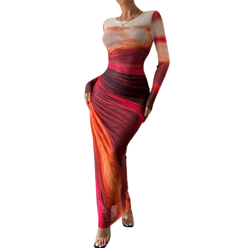 Chastity™ – Stylish Leopard Ruched Bodycon Dress