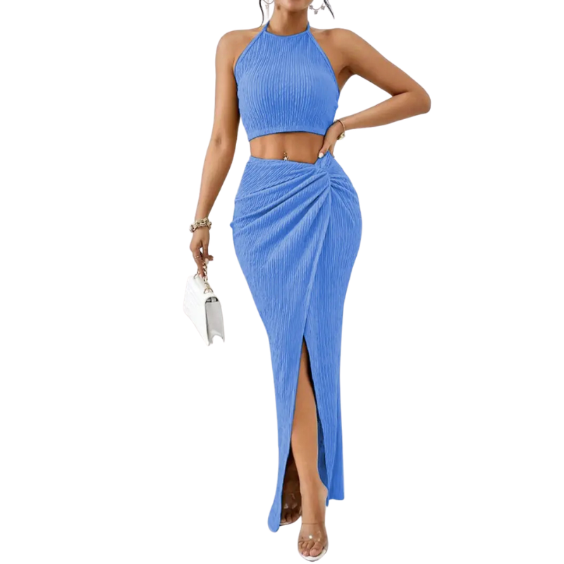TESSA™ – Versatile Crop Top and Skirt Set