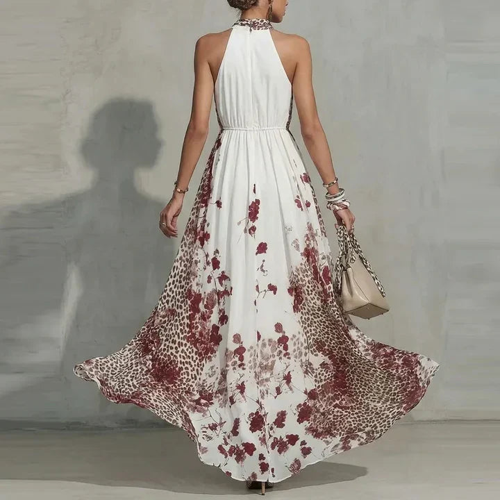 Rowena | Floral Halter Maxi Dress