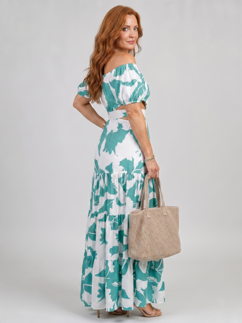 Coralie | Off Shoulder Maxi Dress