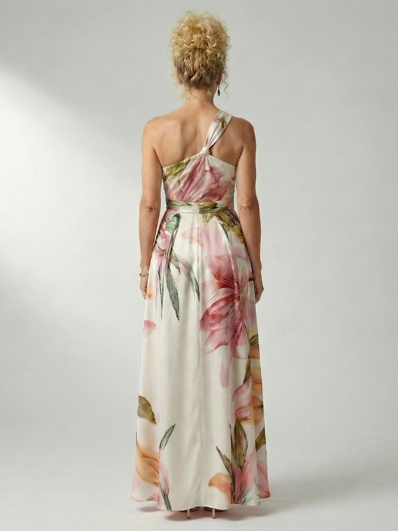 Nella | Floral Halter Maxi Dress