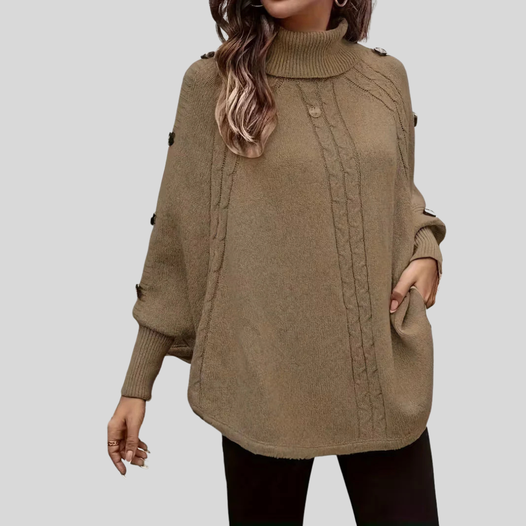 Norelle | High Neck Cable Knit Jumper