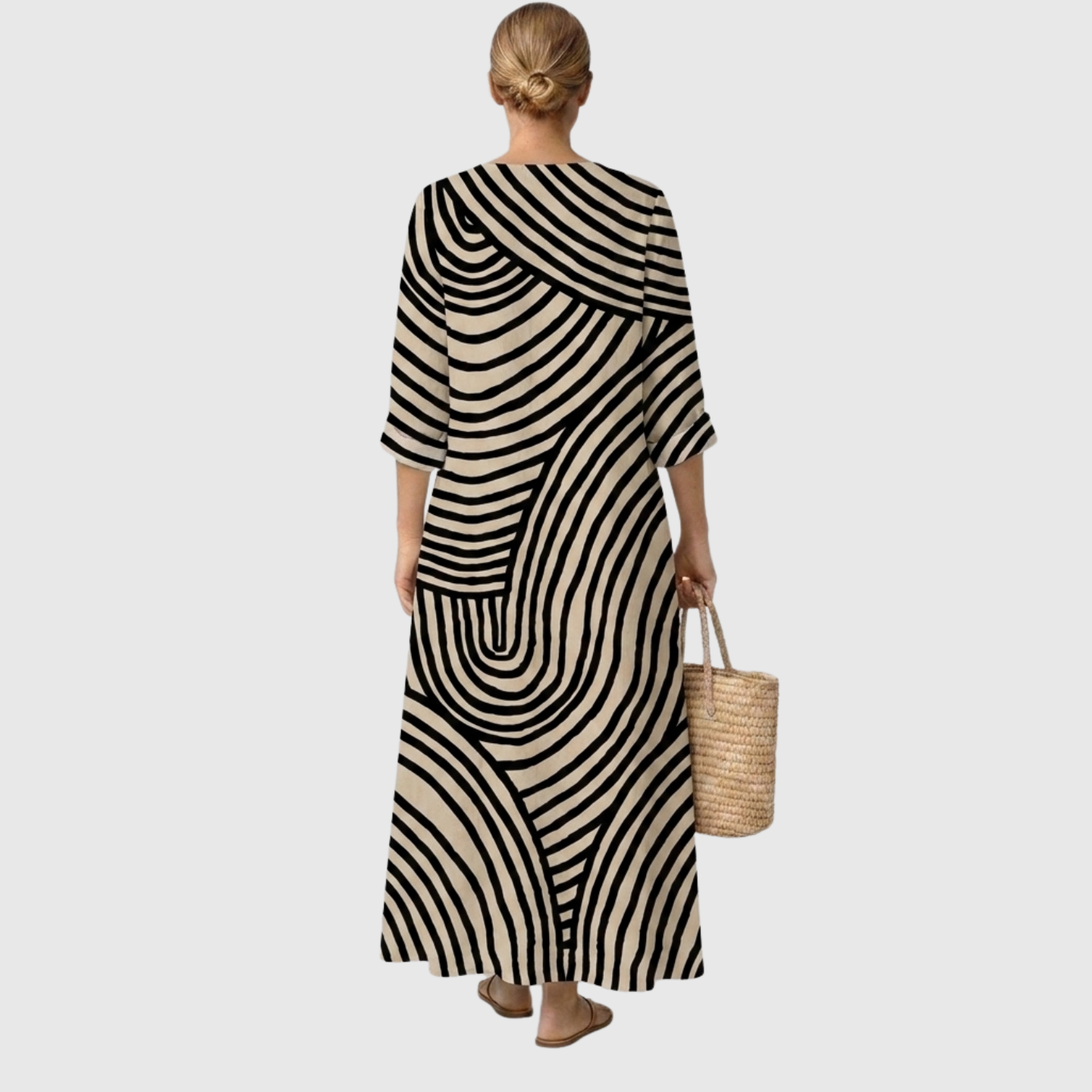 Katherine | Timeless Striped Midi Dress