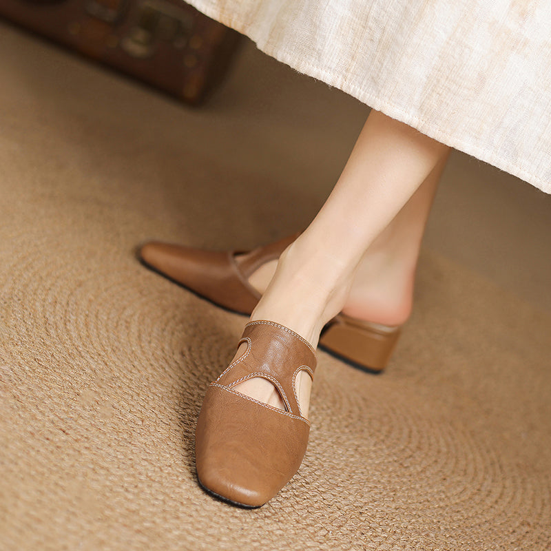 Dessa | Leather Mules