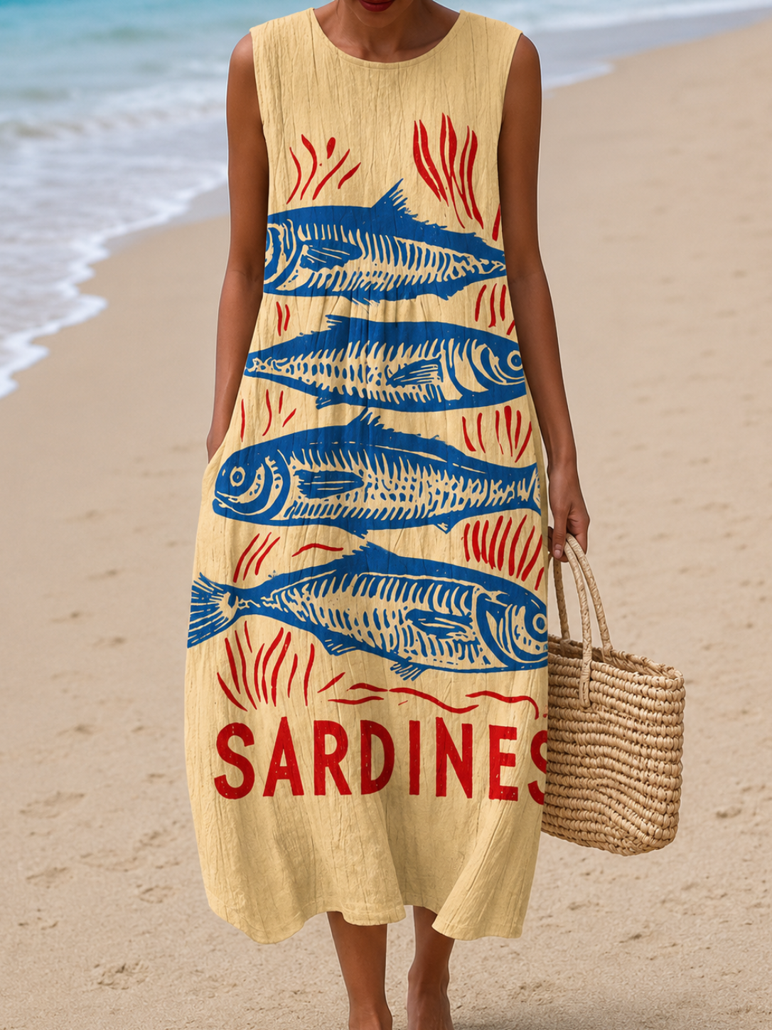Aurelia | Sleeveless Relaxed Midi Dress