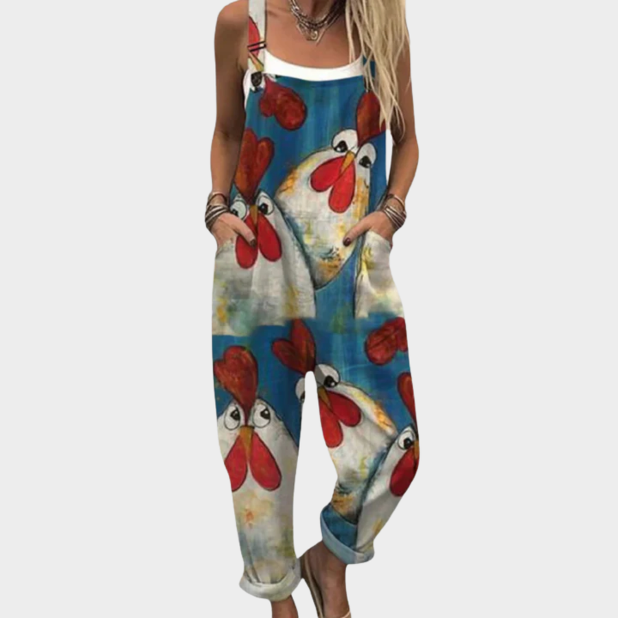 Imogen | Multicolour Dungarees