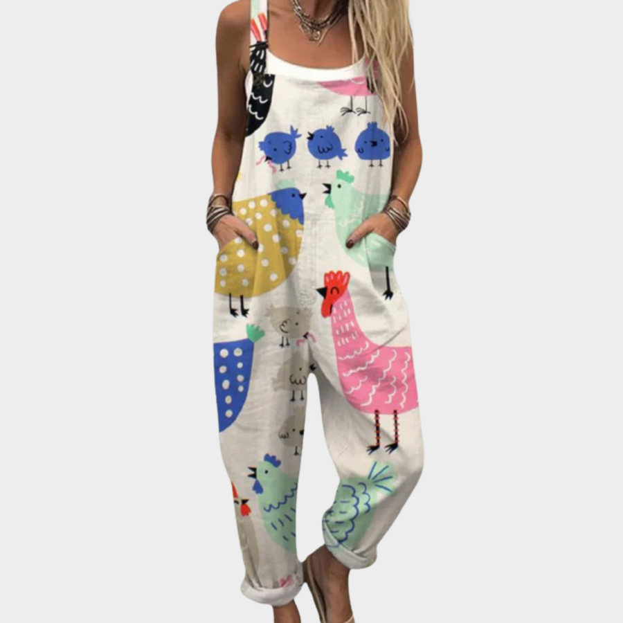 Philippa | Multicolour Dungarees