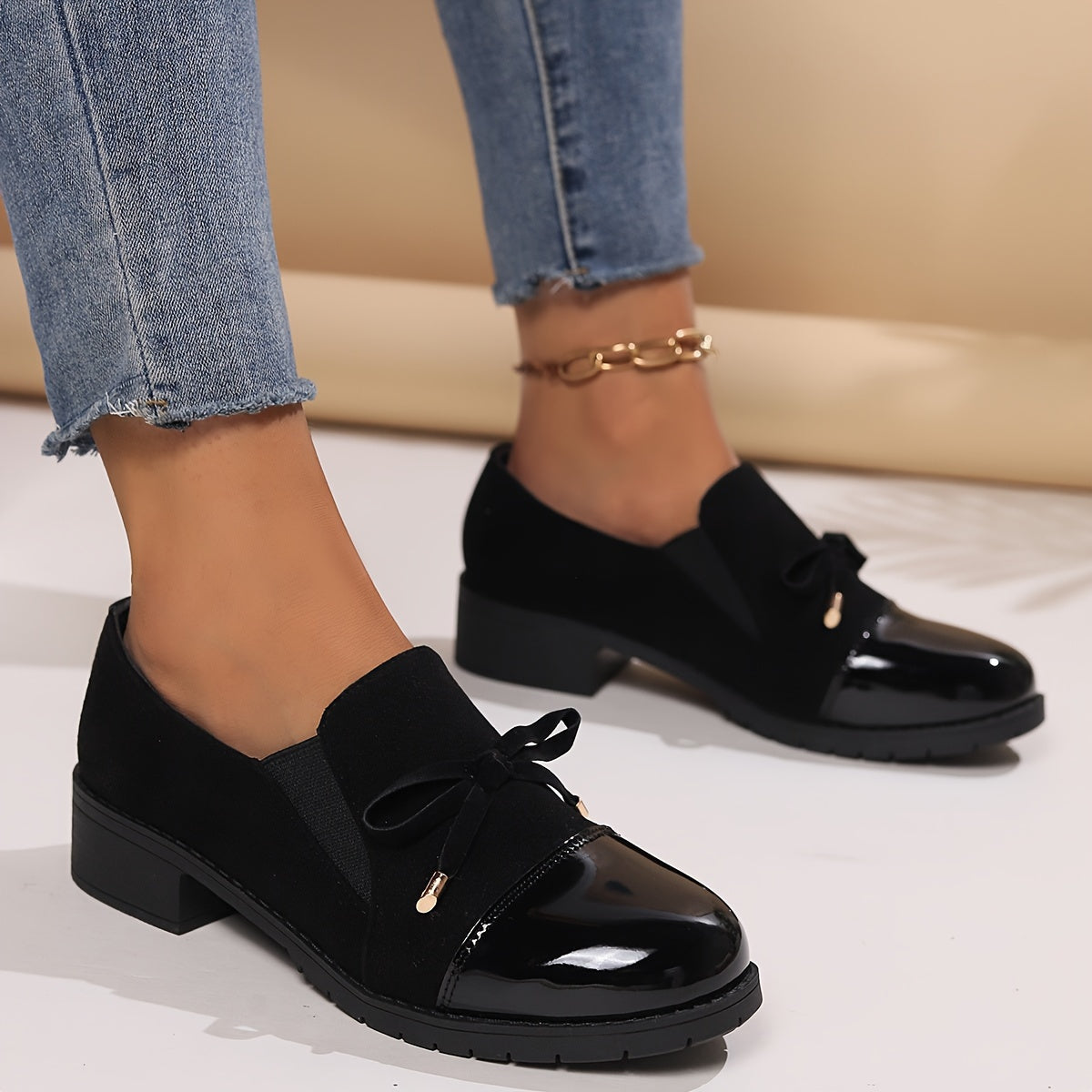 Juliet | Patent Toe Loafers