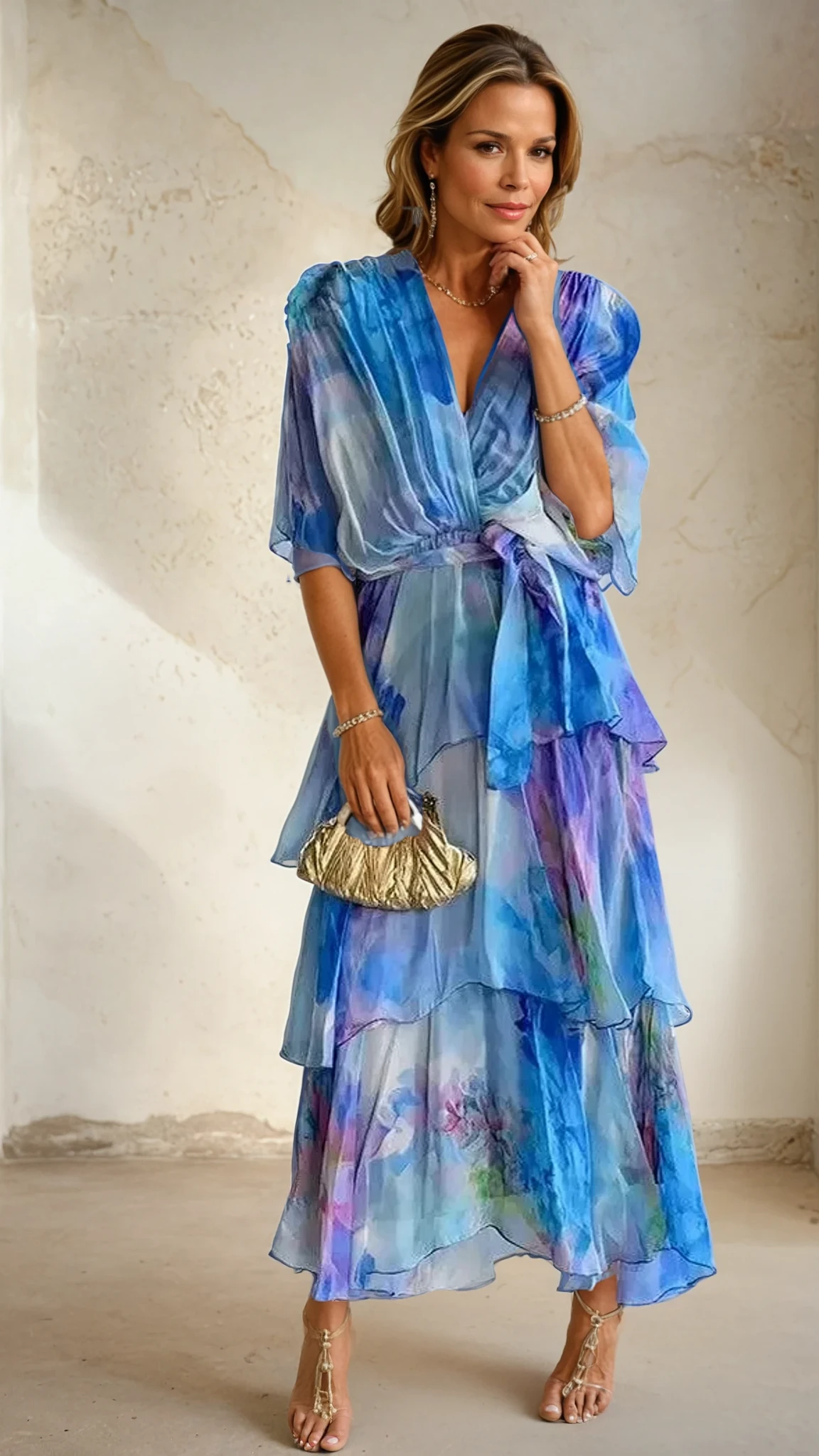 Lavinia | Layered Floral Sun Dress