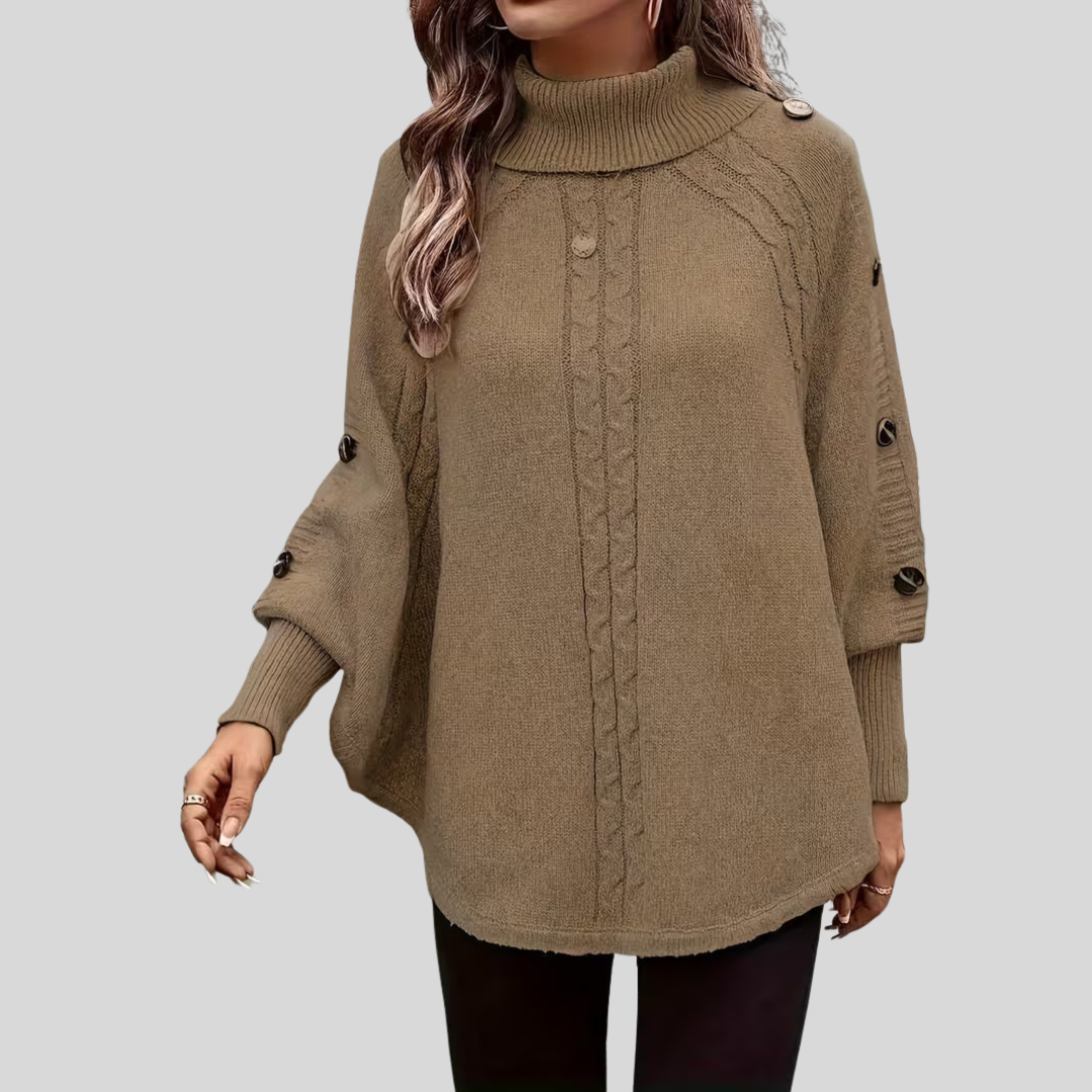 Norelle | High Neck Cable Knit Jumper