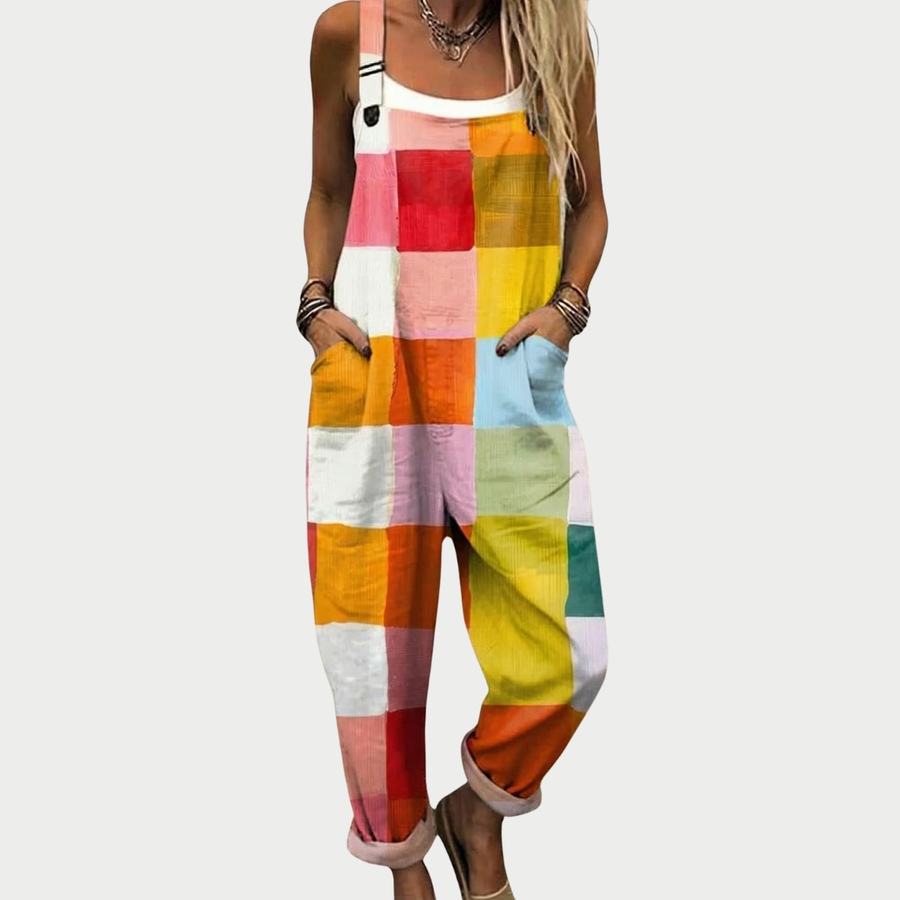 Winnie | Multicolour Dungarees