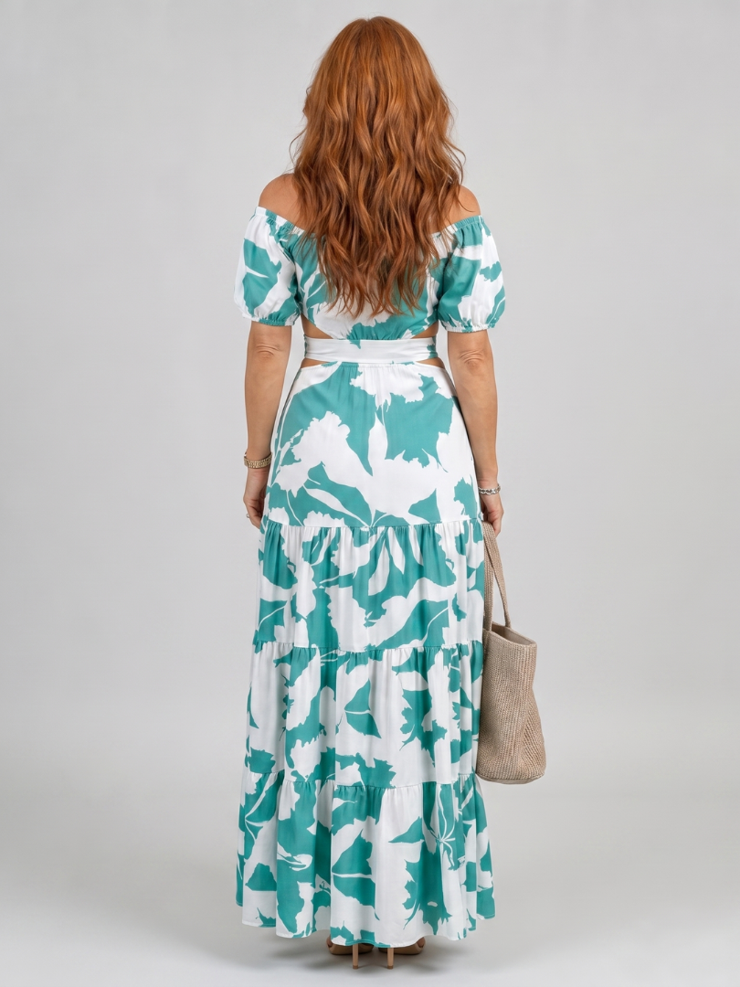 Coralie | Off Shoulder Maxi Dress