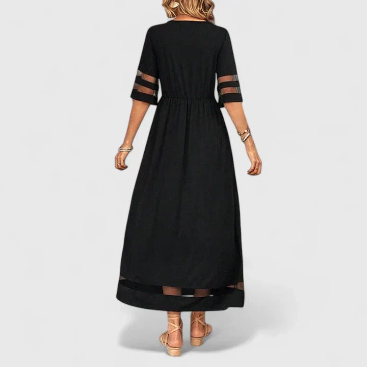 Rosemary | Elegant Flowing Midi Dress