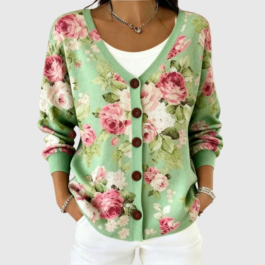 Olga | Button-Front Knit Jacket