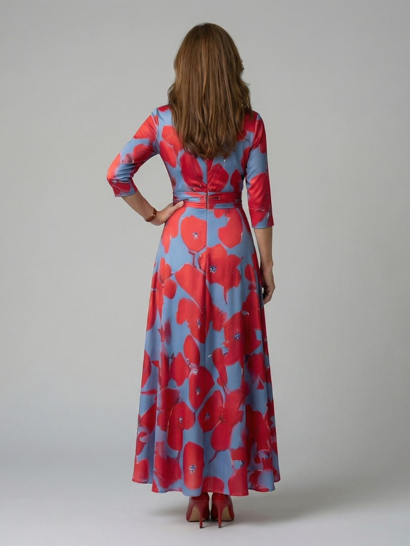 Morwenna | Floral Wrap Maxi Dress