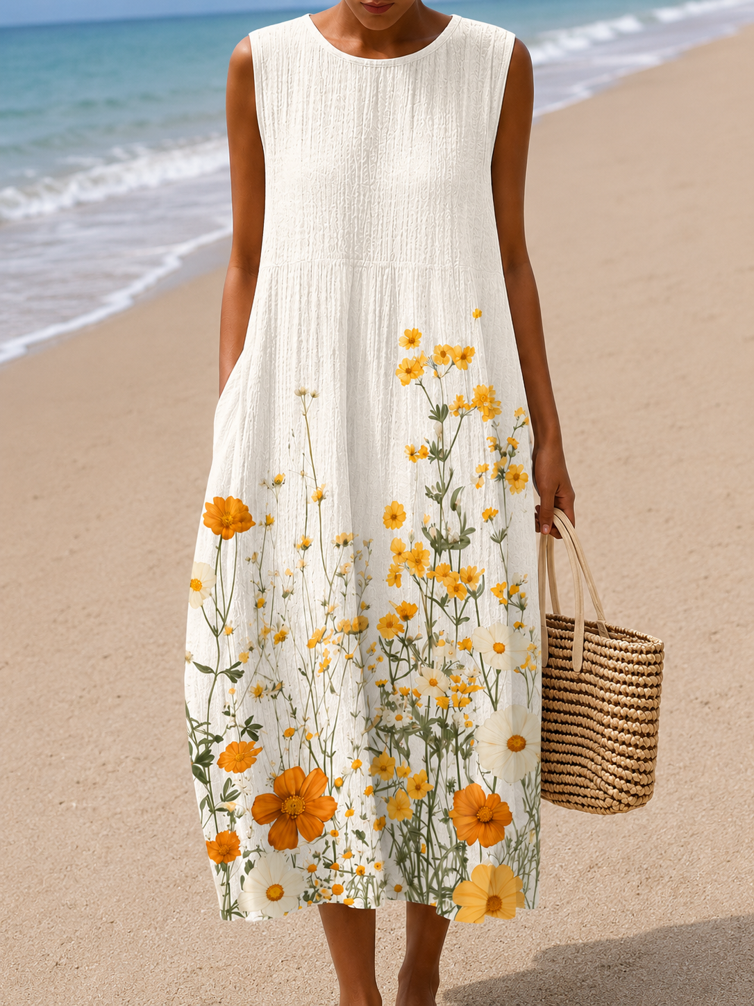 Winona | Breezy Floral Sleeveless Dress