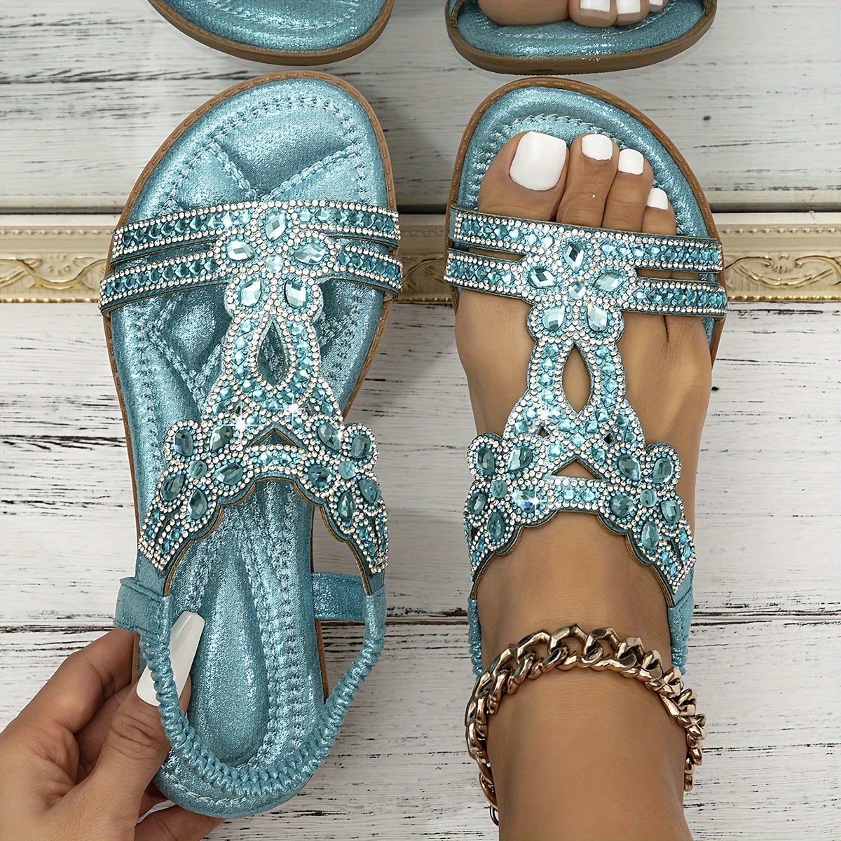Maison – Crystal Orthopedic Sandals