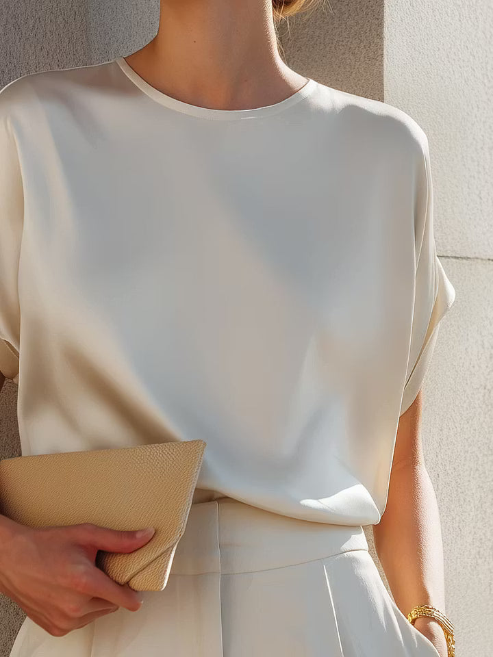 Yvette | Relaxed Cap Sleeve Blouse