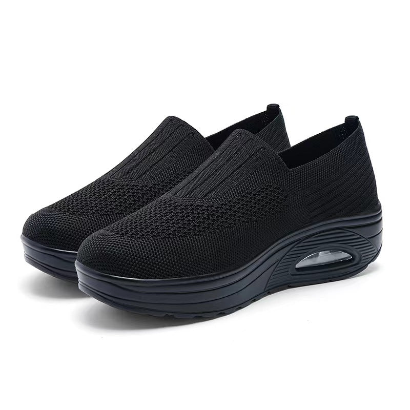 Barbara | Cushioned Mesh Slip On Shoes