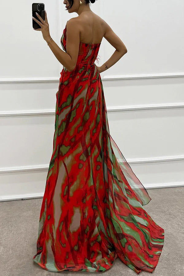 Hermione | Vibrant Draped Dress
