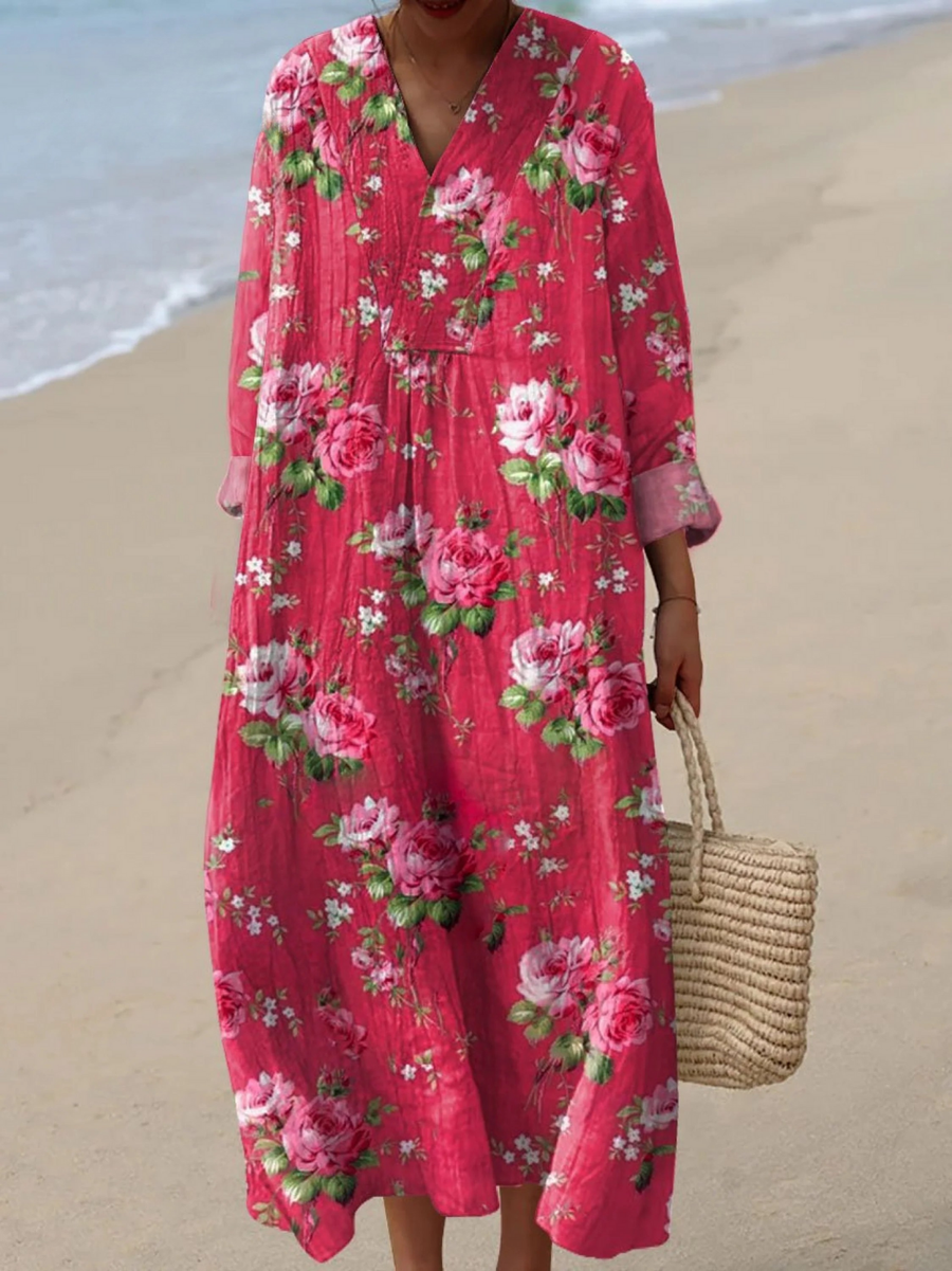 Valentina | Floral Boho Maxi Dress