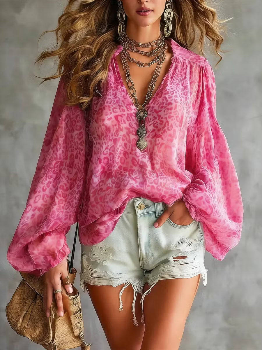 Tamsin | Relaxed Boho Print Blouse
