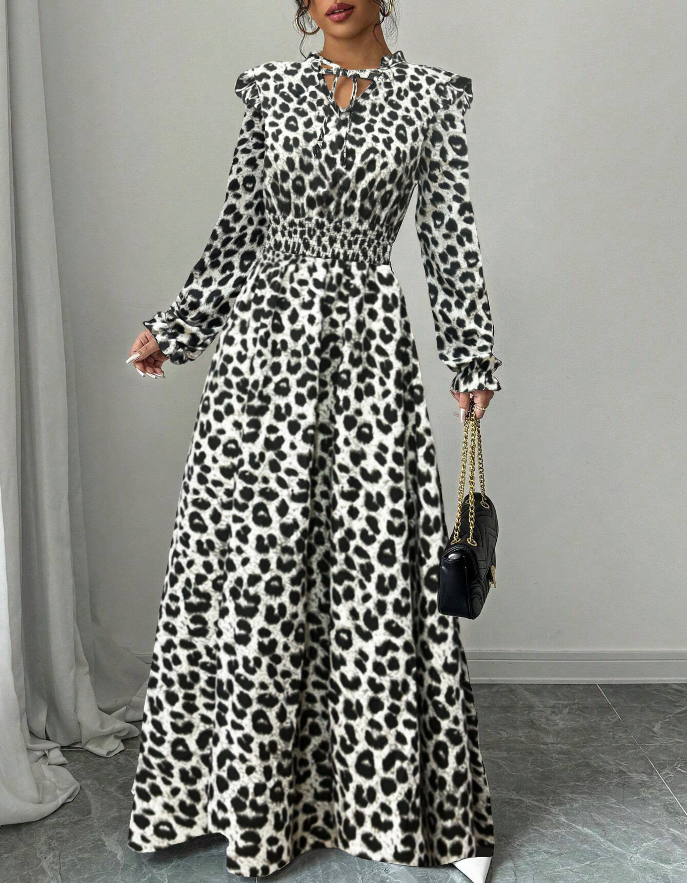 Nesta | Romantic Long Sleeve Maxi Dress