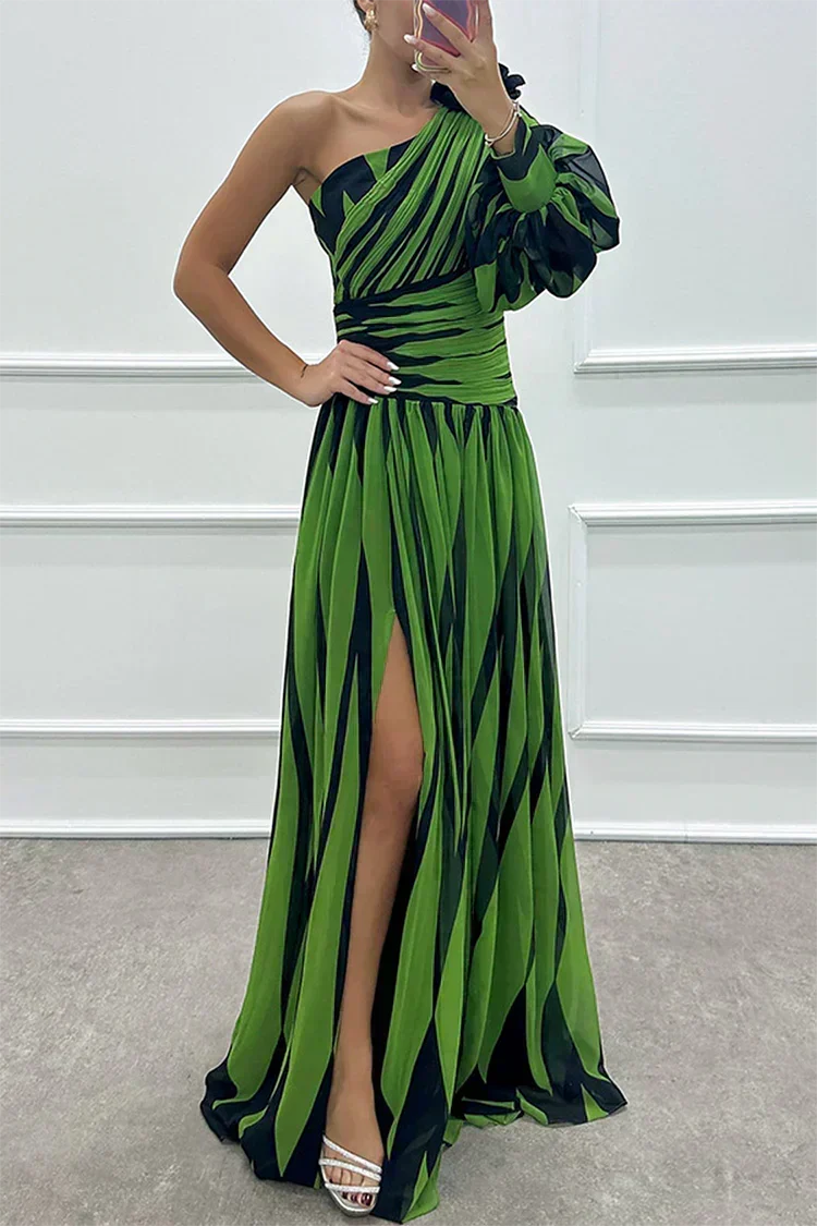 Cordula | Flowing One Shoulder Maxi Dress