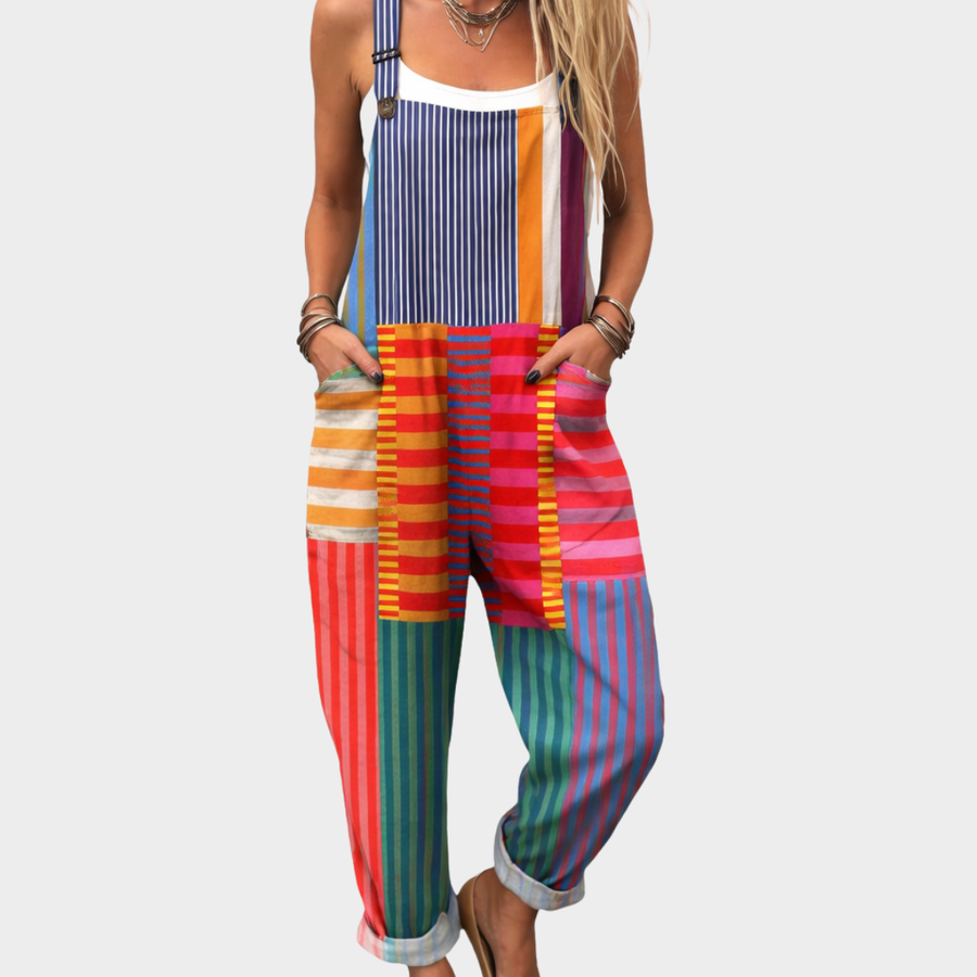 Henrietta | Multicolour Dungarees