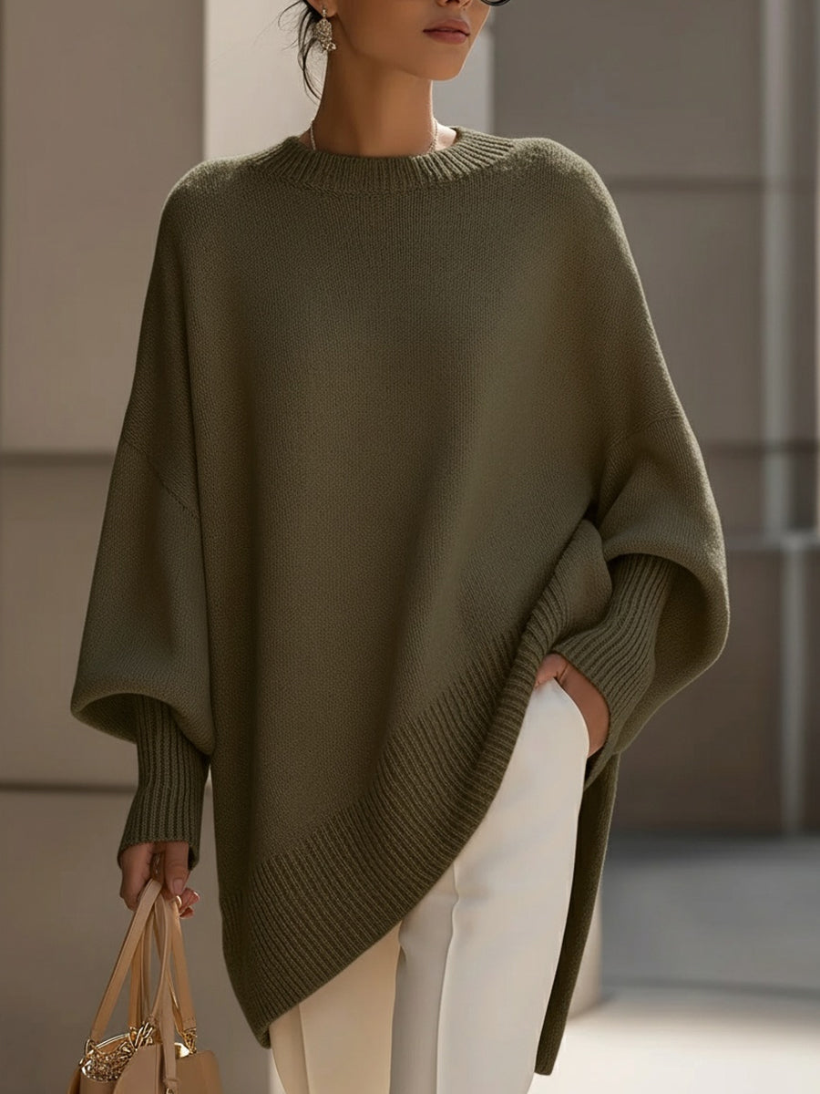 Wanwen | Drop Shoulder Knit Jumper