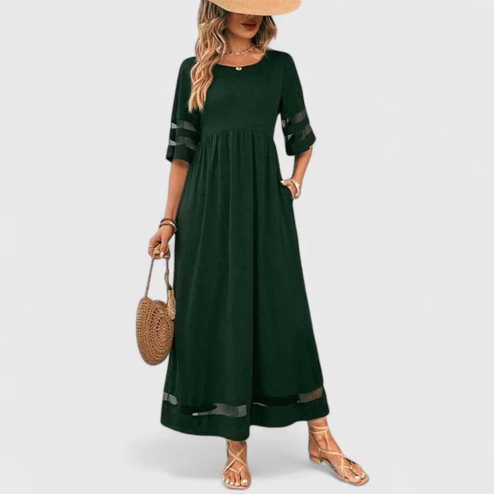Rosemary | Elegant Flowing Midi Dress