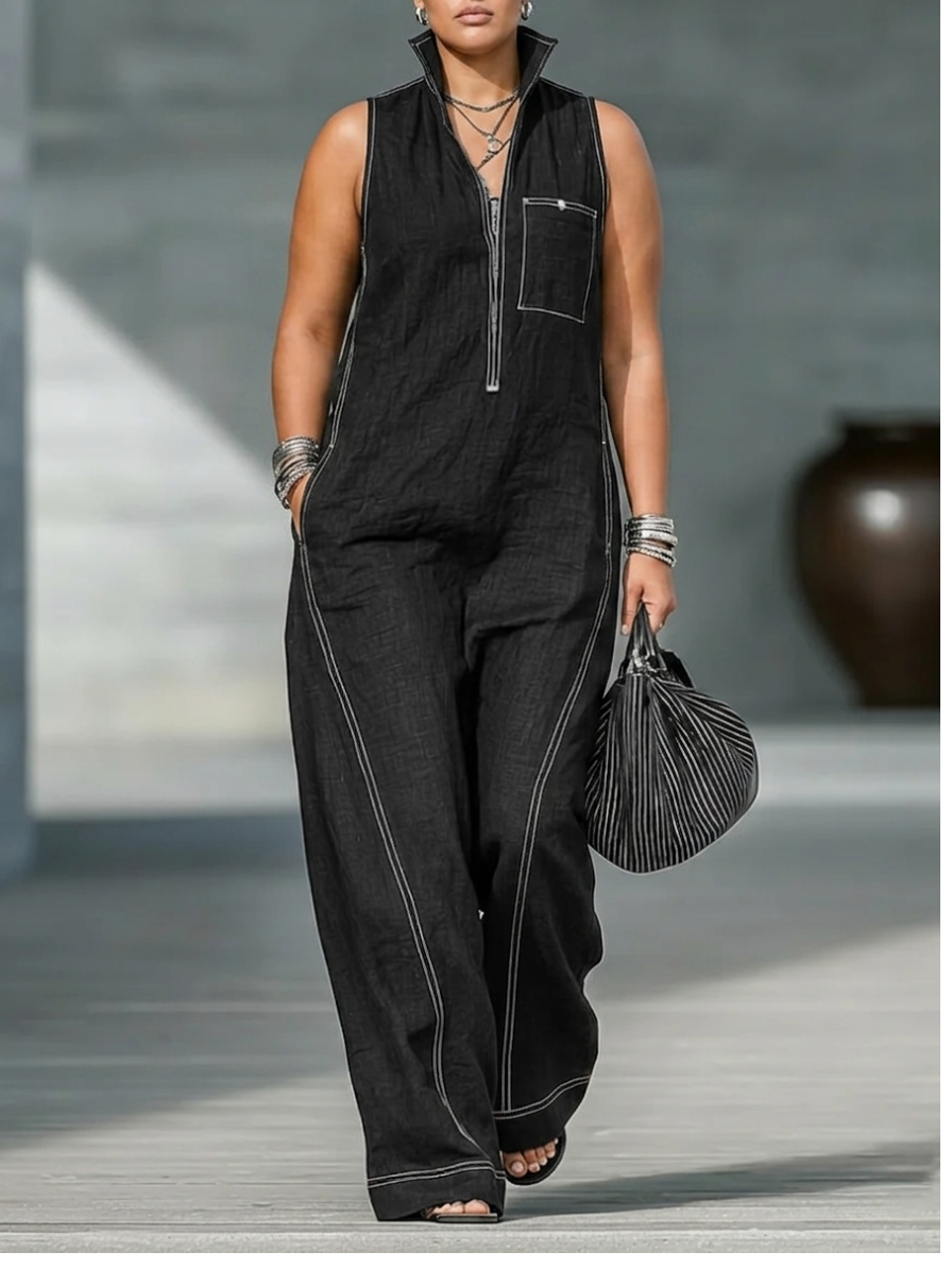 Velma | Elegant Sleeveless Jumpsuit